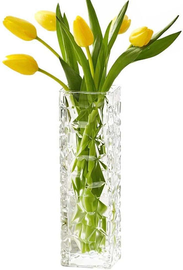 Vază Decorativă Din Sticlă Transparentă