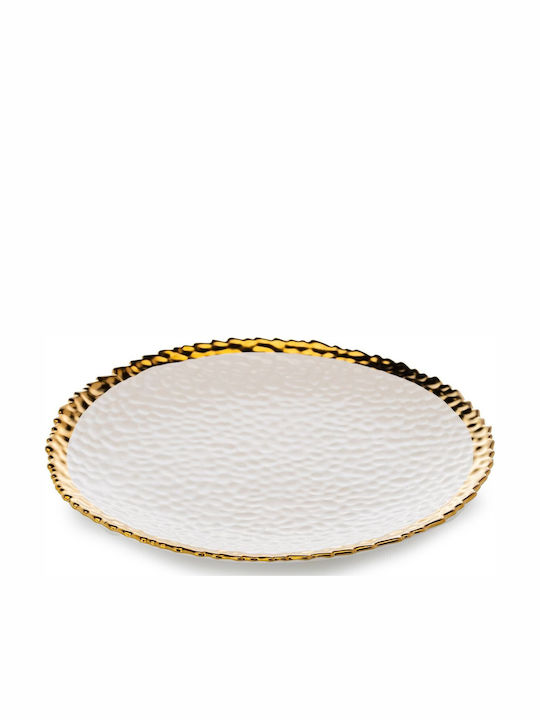 HowHomely Placă Adâncă Ceramică Albă 2 Bucăți