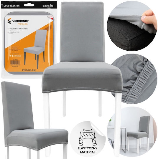 Vergionic Elastic Chair Cover Grey