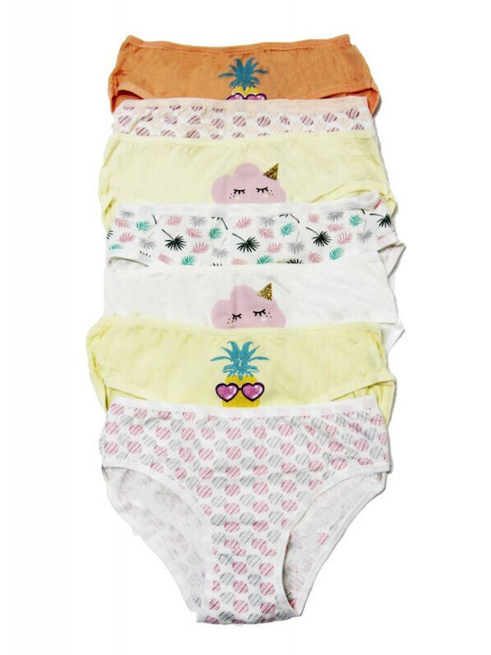 Happy Touch Set Lenjerie Pentru Copii Chiloți 7 Bucăți Multicolori
