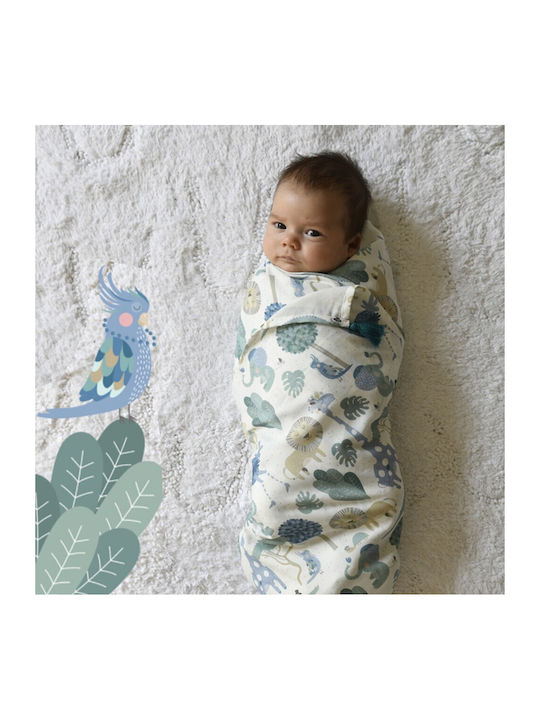 La Millou Nursery Swaddling Blanket Bamboo Beige 100x120cm