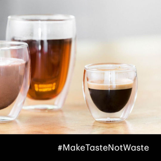 Bodum Set Coffee/Freddo Glasses / Shooter Glass Made of Glass in Brown Color 80ml 2pcs
