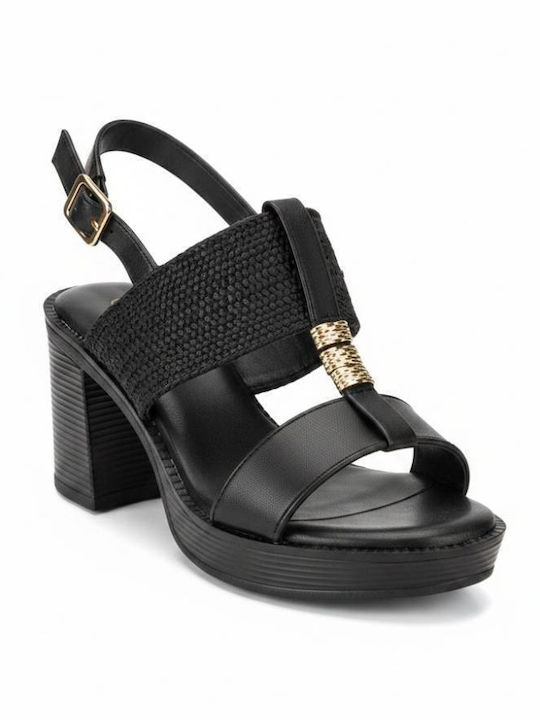 Sandale Elegante Damă Negre