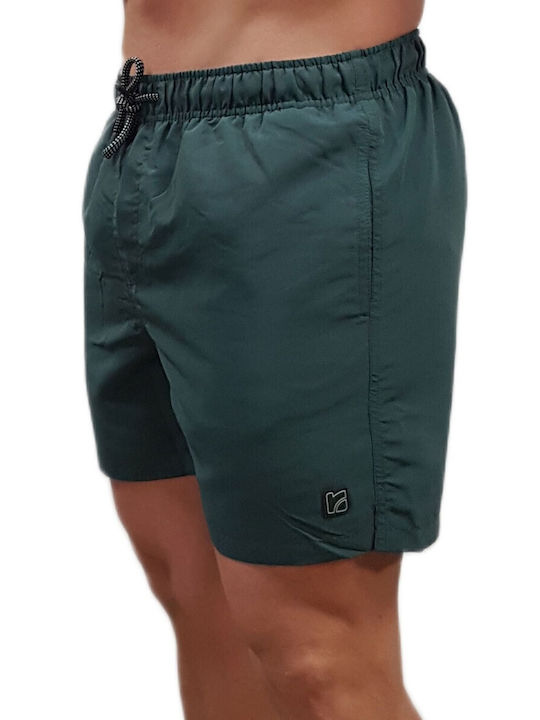 Rebase Herren-Bademode Kurze Hosen Smaragdgrün