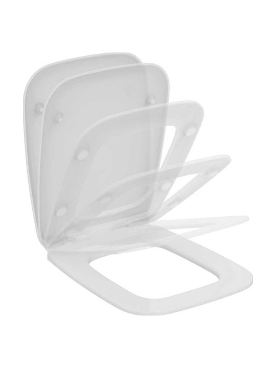 Ideal Standard Ventuno Καπάκι Λεκάνης Slim Soft Close Πλαστικό Λευκό
