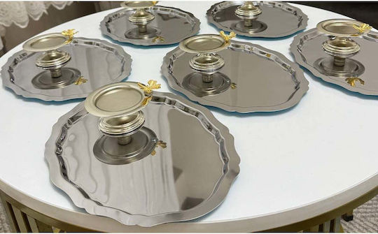 SteweHome Piata De Servire Ovală Inox 25x20cm 6 Bucăți SteweHome Piata De Servire Ovală Inox 25x20cm 6 Bucăți
