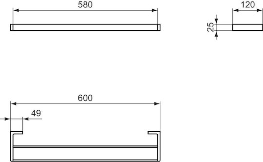 Ideal Standard Conca Επιτοίχια με Βίδες
