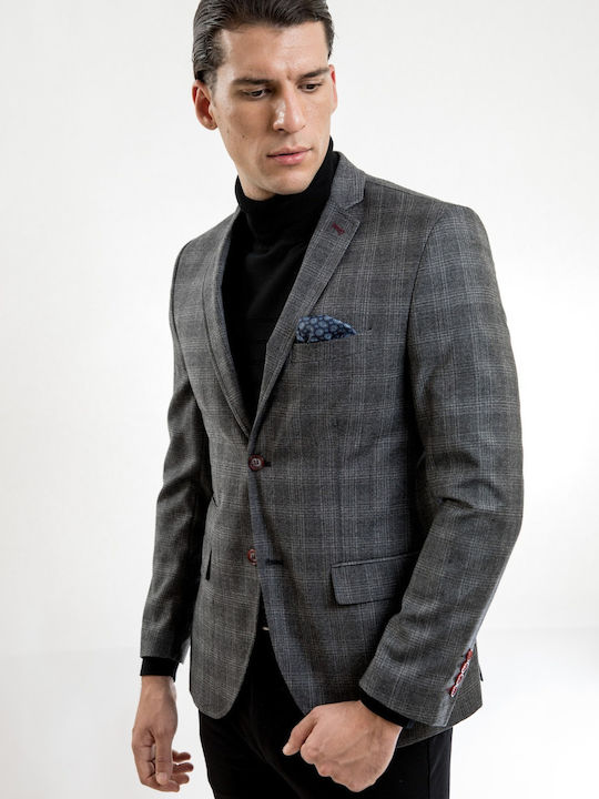 Winter Men’s Suit Jacket Grey