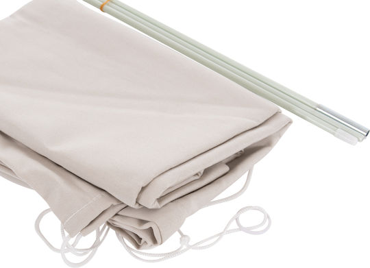 Homemarkt Καλυμμα 4x4m Ομπρελα Hm6621.02 Spun Polyester Μπεζ