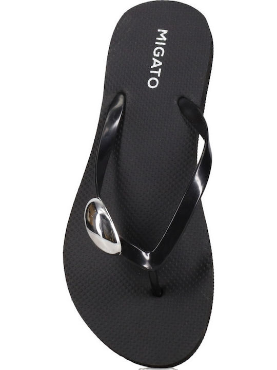 Flip Flops In Black Colour