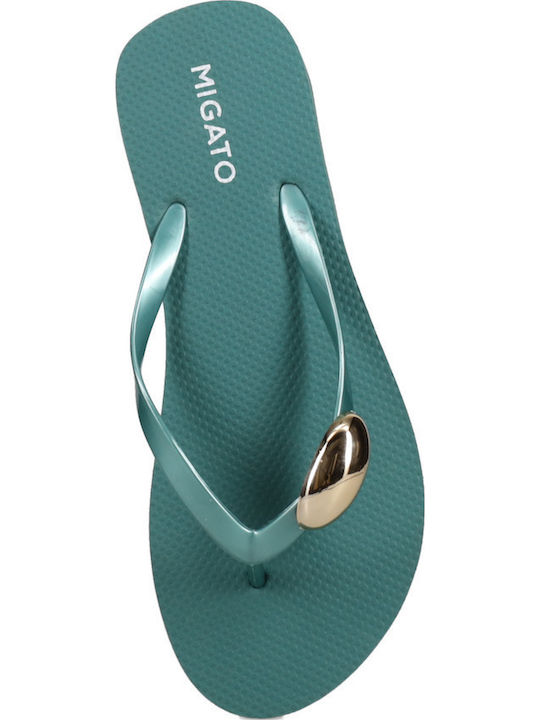 Flip Flops In Green Colour