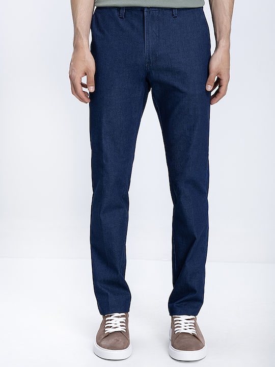 Vardas Мъжко Джинсово Панталон Еластичен Relaxed Кройка Straight Син