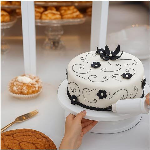 Rotating Cake Form 28x28cm