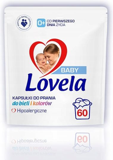 Reckitt Reckitt Professionelles Babyfreundlich Waschmittel für Empfindliche & Weiße Wäsche (60 Kapseln)