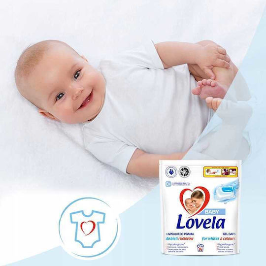 Reckitt Professional Baby Laundry Detergent for Sensitive and White Clothes 36 Capsules