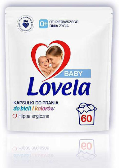 Reckitt Reckitt Professionelles Babyfreundlich Waschmittel für Empfindliche & Weiße Wäsche (60 Kapseln)