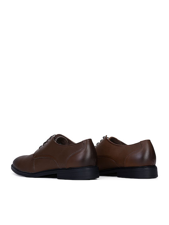 Leather Men's Casual Shoes Brown