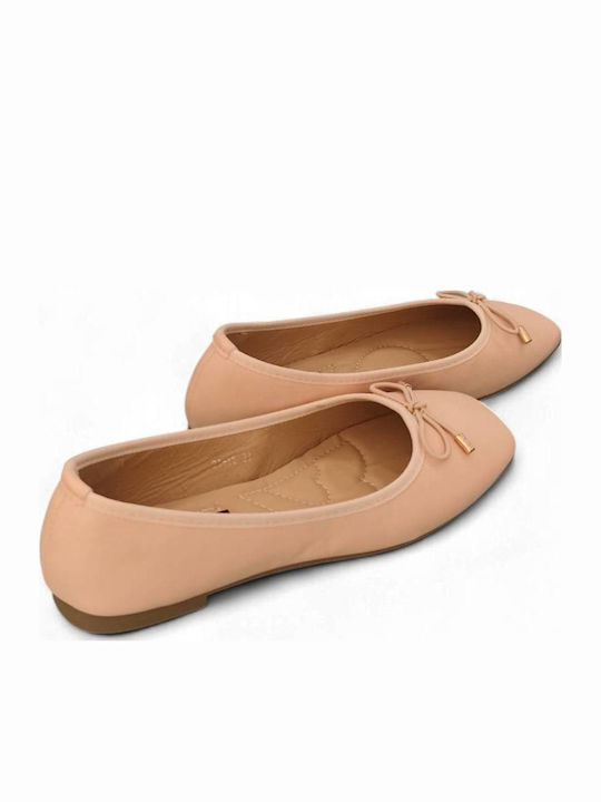 Damen Ballerinas in Beige Farbe