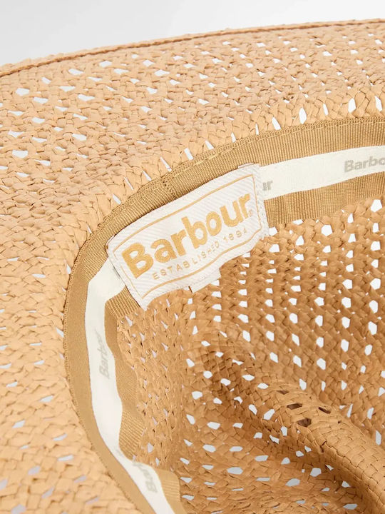 Barbour Damen Leder Fedora Beige