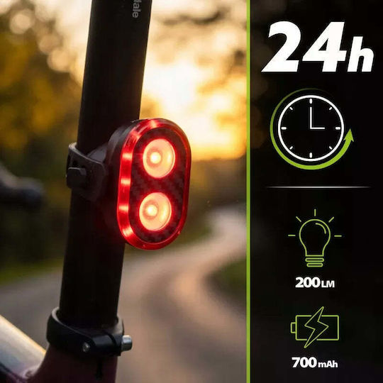 Vayox BX16159 Rechargeable Rear Bicycle Light