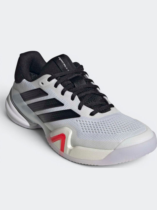 adidas Barricade Мъжки Обувки За Тенис За Глинени Игрища Бели