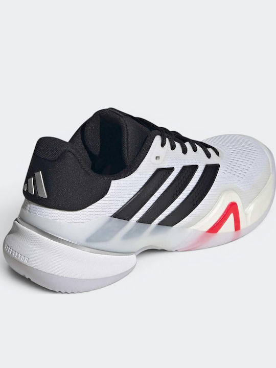 adidas Barricade Мъжки Обувки За Тенис За Глинени Игрища Бели