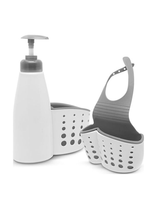 Alista Home Kitchen Sink Organizer Plastic Grey