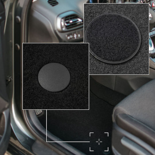 Basic Black Velour Mats Tesla Model Y Crossover 2019
