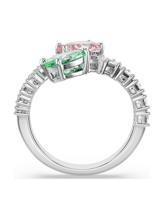 Swarovski Inel de Damă cu Pietre Placat cu Aur