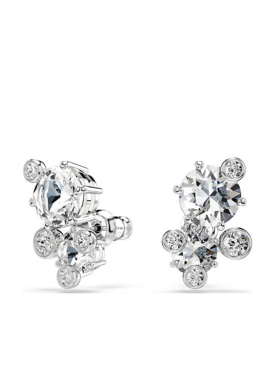 Swarovski Σκουλαρίκια Επιχρυσωμένα με Πέτρες Swarovski Σκουλαρίκια Επιχρυσωμένα με Πέτρες