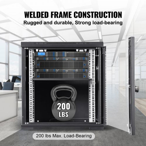 Vevor Floor Rack Cabinet 9U 60x45x50cm
