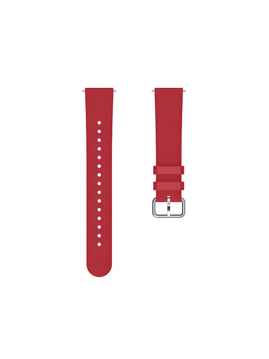 Λουράκι Xiaomi Watch S4 41mm Σιλικόνης Υφή Red