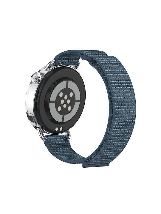 Xiaomi Watch S4 41mm Quick Release Two Section Braided Nylon Loop Magic Tape Grey Strap