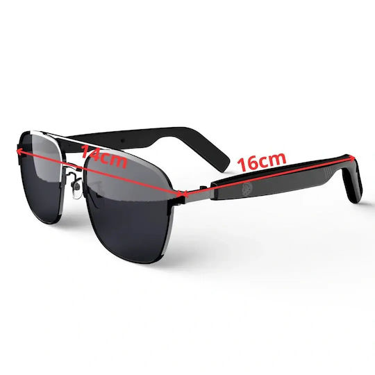 06386V Smart Glasses Μαύρα
