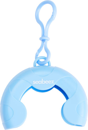 Seabeez Silicone Diving Mask with Snorkel Light Blue