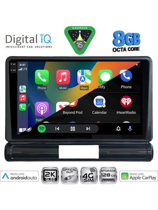Digital IQ Car Audio System for Citroen C3 / DS3 2016 (Bluetooth/USB/WiFi/GPS/Apple CarPlay/Android Auto) with 9" Touch Screen