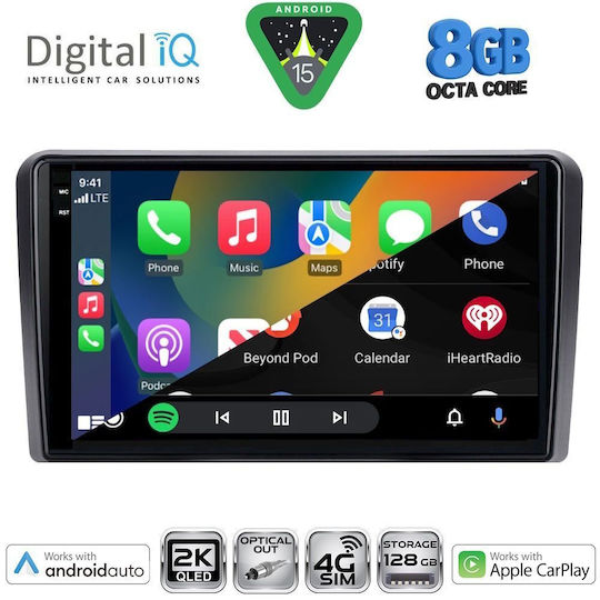 Digital IQ Ηχοσύστημα Αυτοκινήτου για Mitsubishi L200 2020-2023 (Bluetooth/USB/WiFi/GPS/Apple-Carplay/Android-Auto) με Οθόνη Αφής 9"
