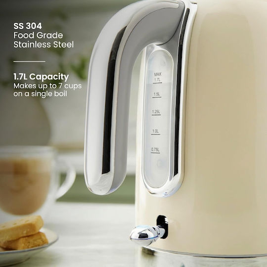 Swiss Haus Βραστήρας 1.7lt 2200W Μπεζ