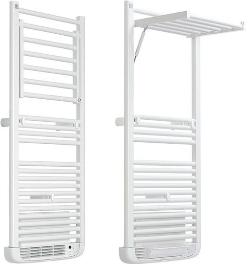 Deltacalor Dryer Electric Plus Electric Towel Rail 1500W 119.6x50cm White