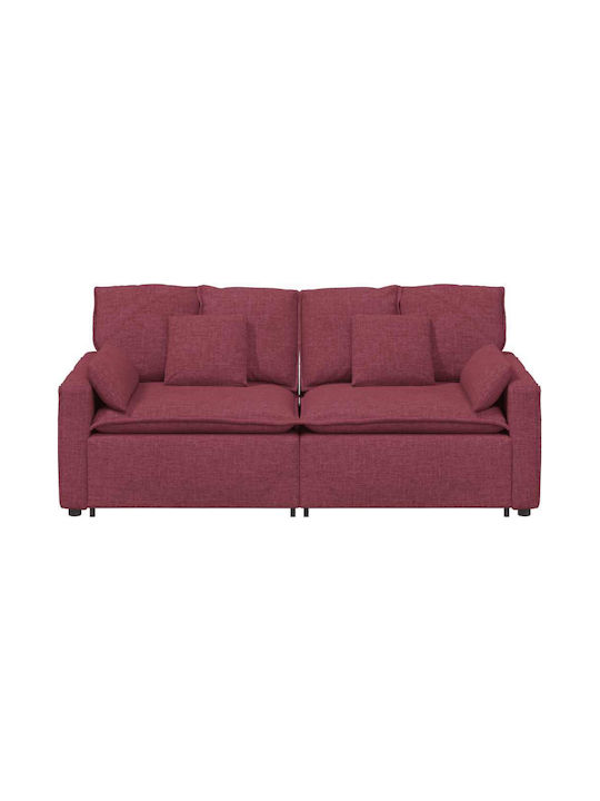 Doppelsitzer Sofa Rotes Wein 224x105x64cm