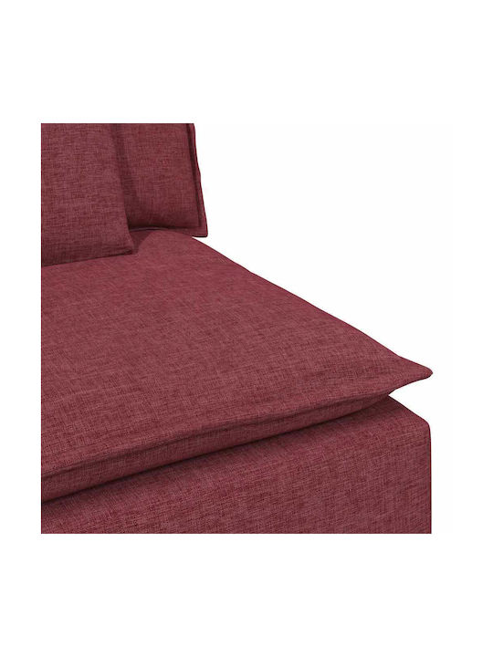 Doppelsitzer Sofa Rotes Wein 224x105x64cm