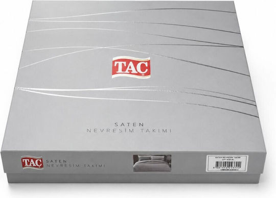 Tac Σετ Παπλωματοθήκη 160x220cm Μονή με Μαξιλαροθήκη & 1 Σεντόνι Beige