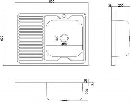 Inter Ceramic 8060A-20R Ένθετος Δεξιός Inox Μ20xΠ20cm Γκρι Inter Ceramic 8060A-20R Ένθετος Δεξιός Inox Μ20xΠ20cm Γκρι