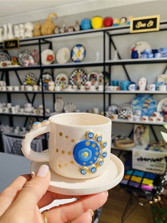 SteweHome Cana Maro Ceramică Albă 200ml