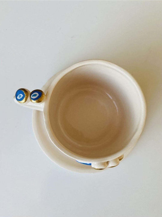 SteweHome Cana Maro Ceramică Albă 200ml