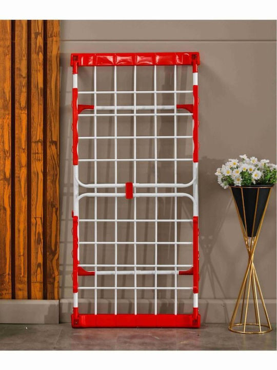 SteweHome Folding Floor Clothes Drying Rack Made of Metal with 20m Hanging Length