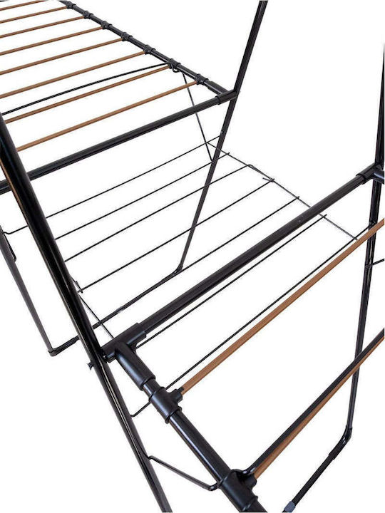 SteweHome Folding Floor Clothes Drying Rack from Metal