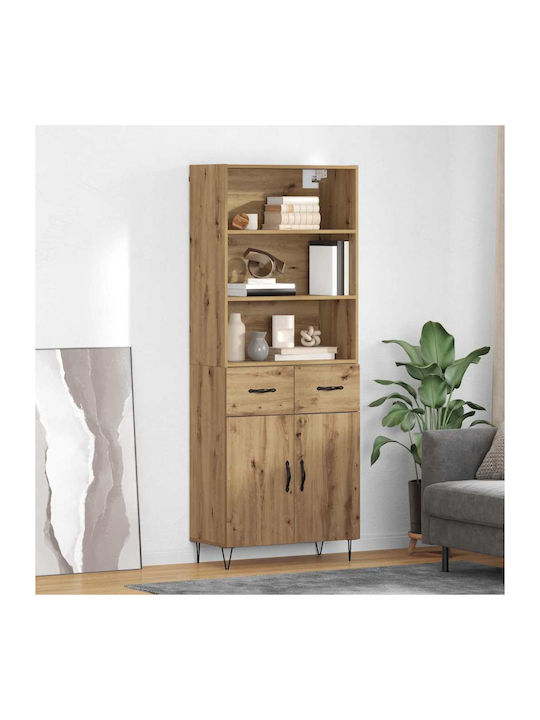 Biblioteci Artisan Oak (2 buc) 69,5x32,5x180 cm