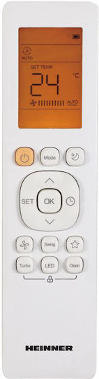 Heinner Crystal Plus Климатик Inverter 12000 BTU A++/A+ с WiFi
