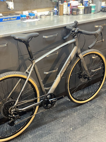 Ideal Funcore 28" Bicicletă Gravel Argintie cu Viteze